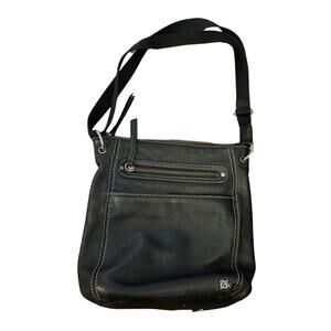 The Sak Black Leather Crossbody Bag